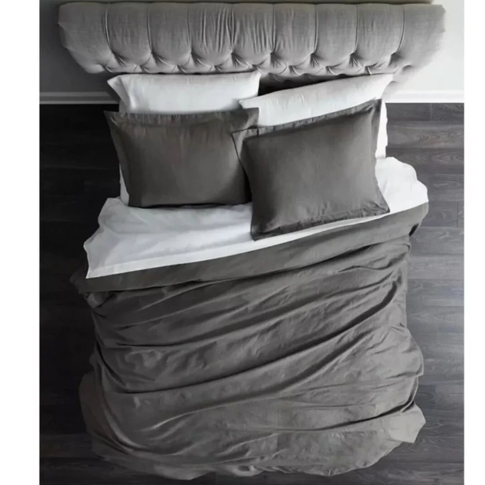 NEW BASKETWEAVE PEBBLE Full/Queen Duvet Cover